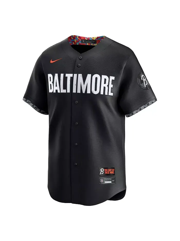 Мужская ограниченная джерси Baltimore Orioles City Connect в черном цвете Cal Ripken Jr Nike — изображение 2 из 3
