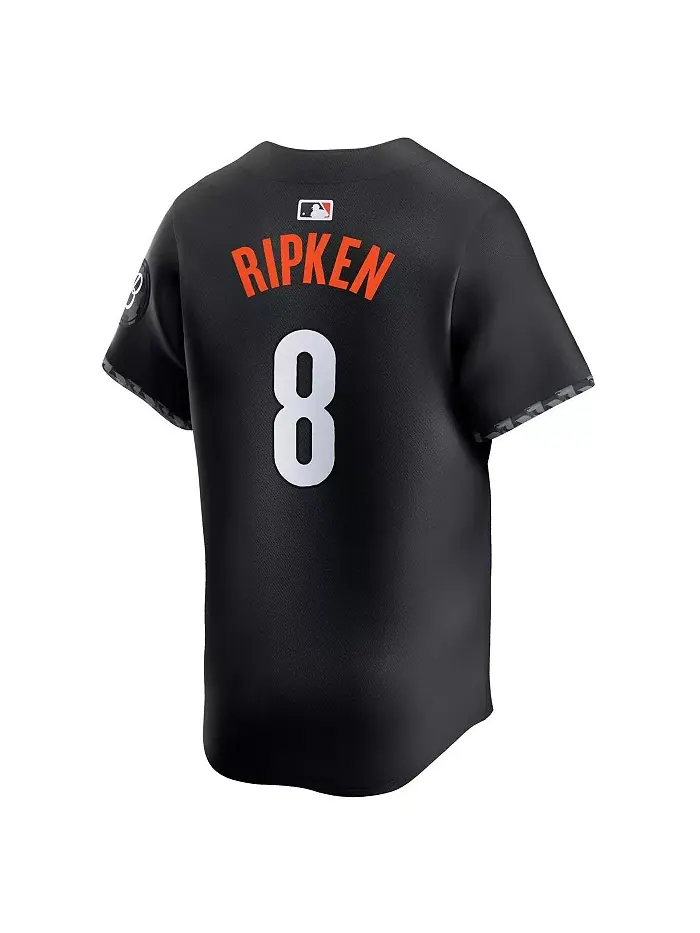 Мужская ограниченная джерси Baltimore Orioles City Connect в черном цвете Cal Ripken Jr Nike — изображение 3 из 3