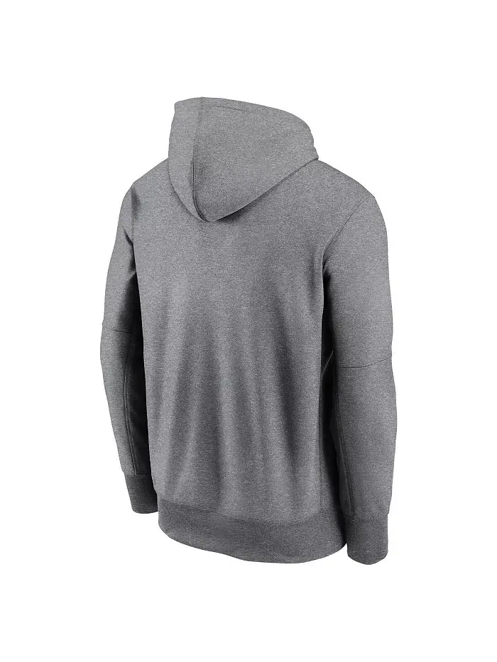 Мужская серая толстовка с капюшоном New Orleans Saints из флиса Performance Fleece Nike — изображение 3 из 3