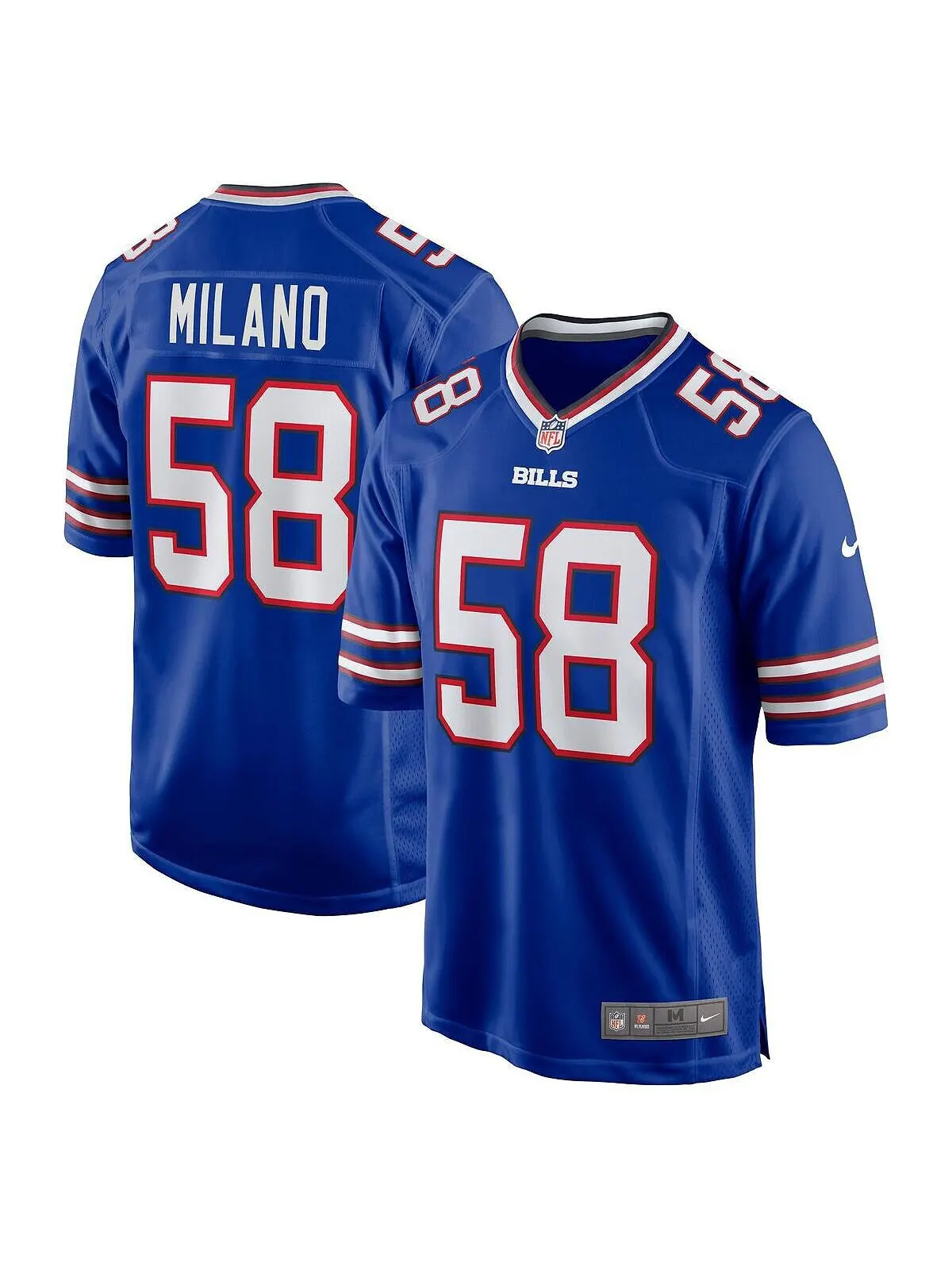 Мужское джерси matt milano royal buffalo bills game player Nike — изображение 1 из 3, королевский