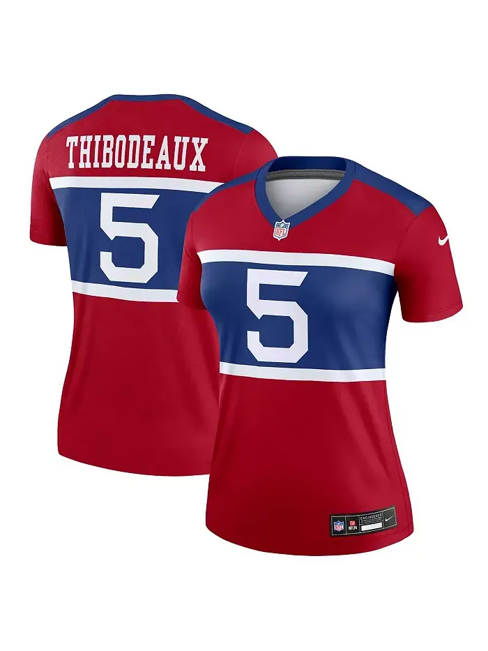 Женская команда Kayvon Thibodeaux Red New York Giants, альтернативный легендарный игрок, топ-лист — изображение 1 из 3