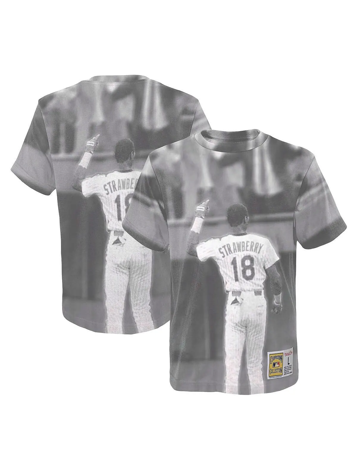 Белая сублимированная футболка Big Boys Darryl Strawberry New York Mets Mitchell & Ness — изображение 1 из 3, белый