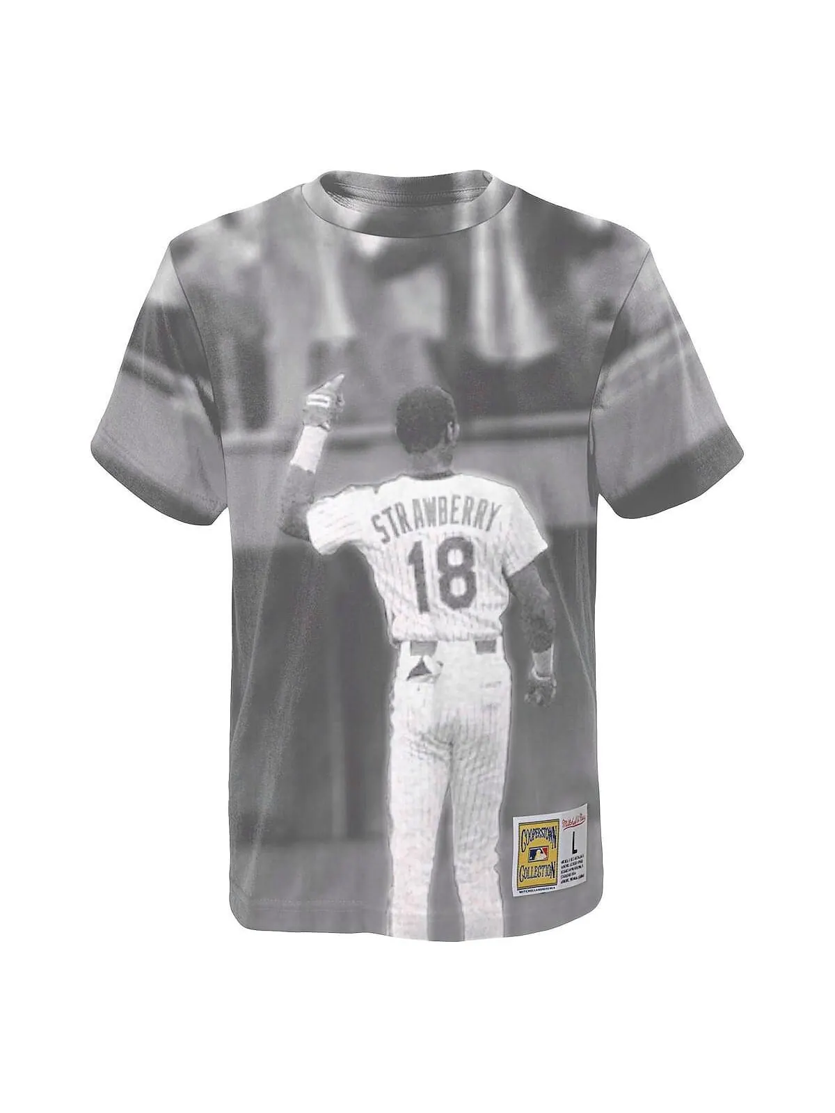 Белая сублимированная футболка Big Boys Darryl Strawberry New York Mets Mitchell & Ness — изображение 2 из 3, белый