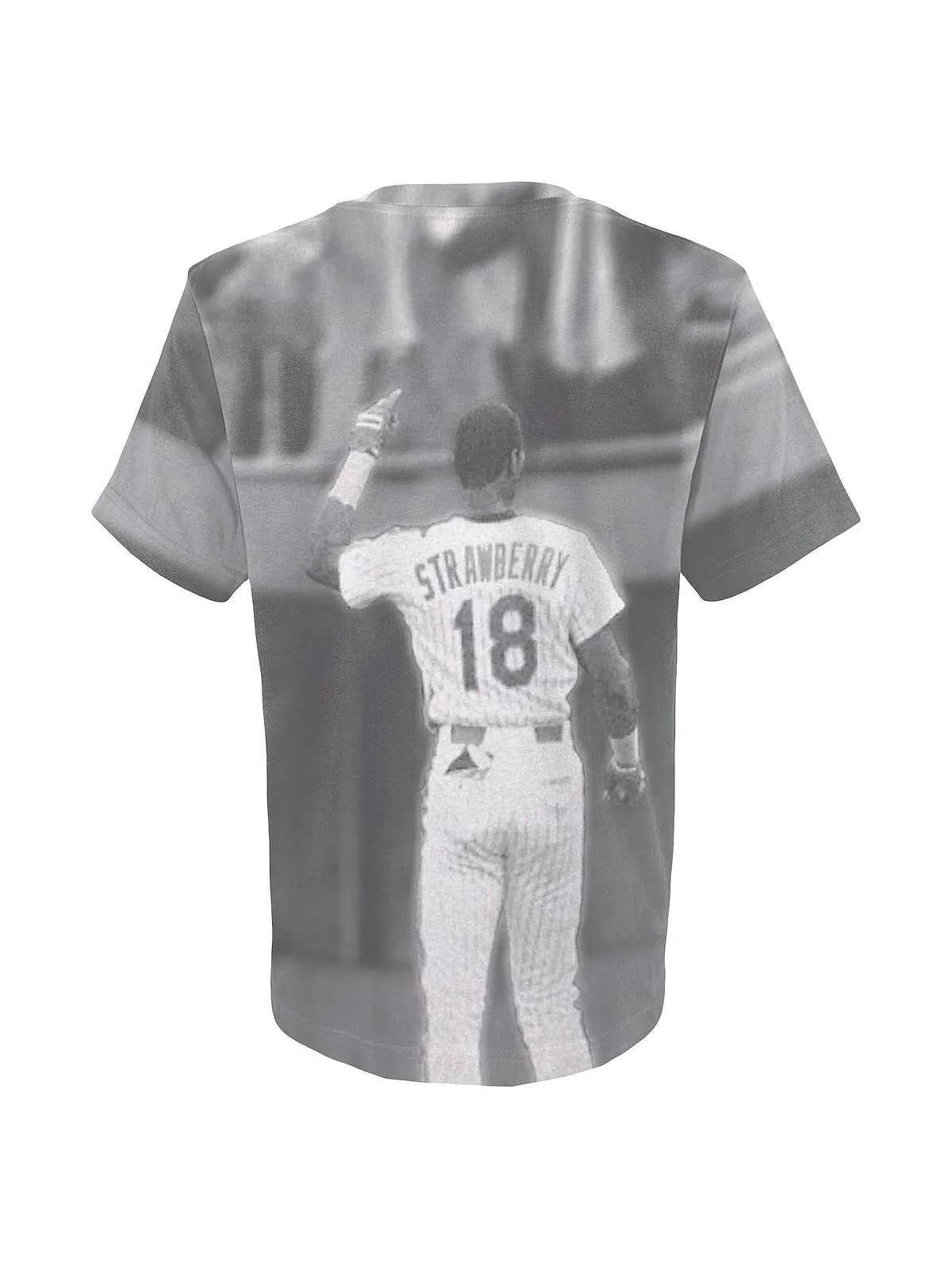 Белая сублимированная футболка Big Boys Darryl Strawberry New York Mets Mitchell & Ness — изображение 3 из 3, белый