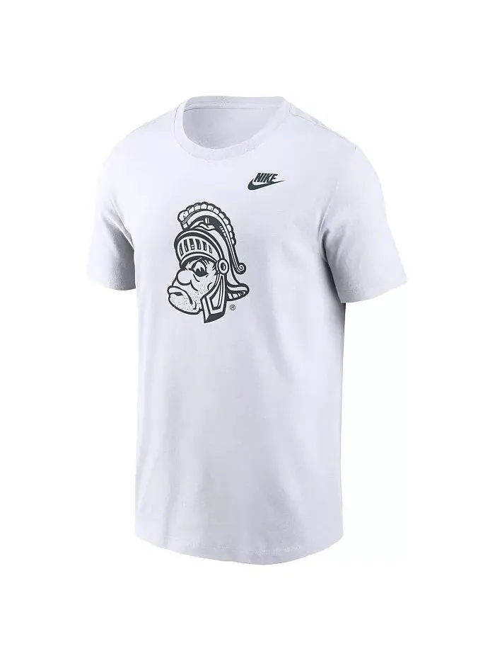 Мужская белая футболка с альтернативным логотипом Michigan State Spartans Legacy Nike — изображение 3 из 3