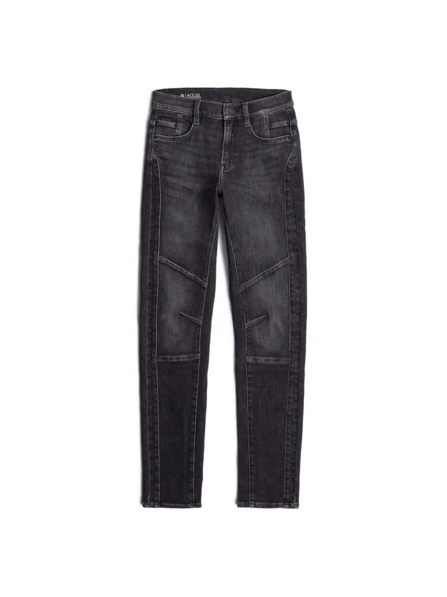 Женские джинсы Ace 2 Biker Slim Straight Jeans G-Star, Worn in fossil — изображение 4 из 6