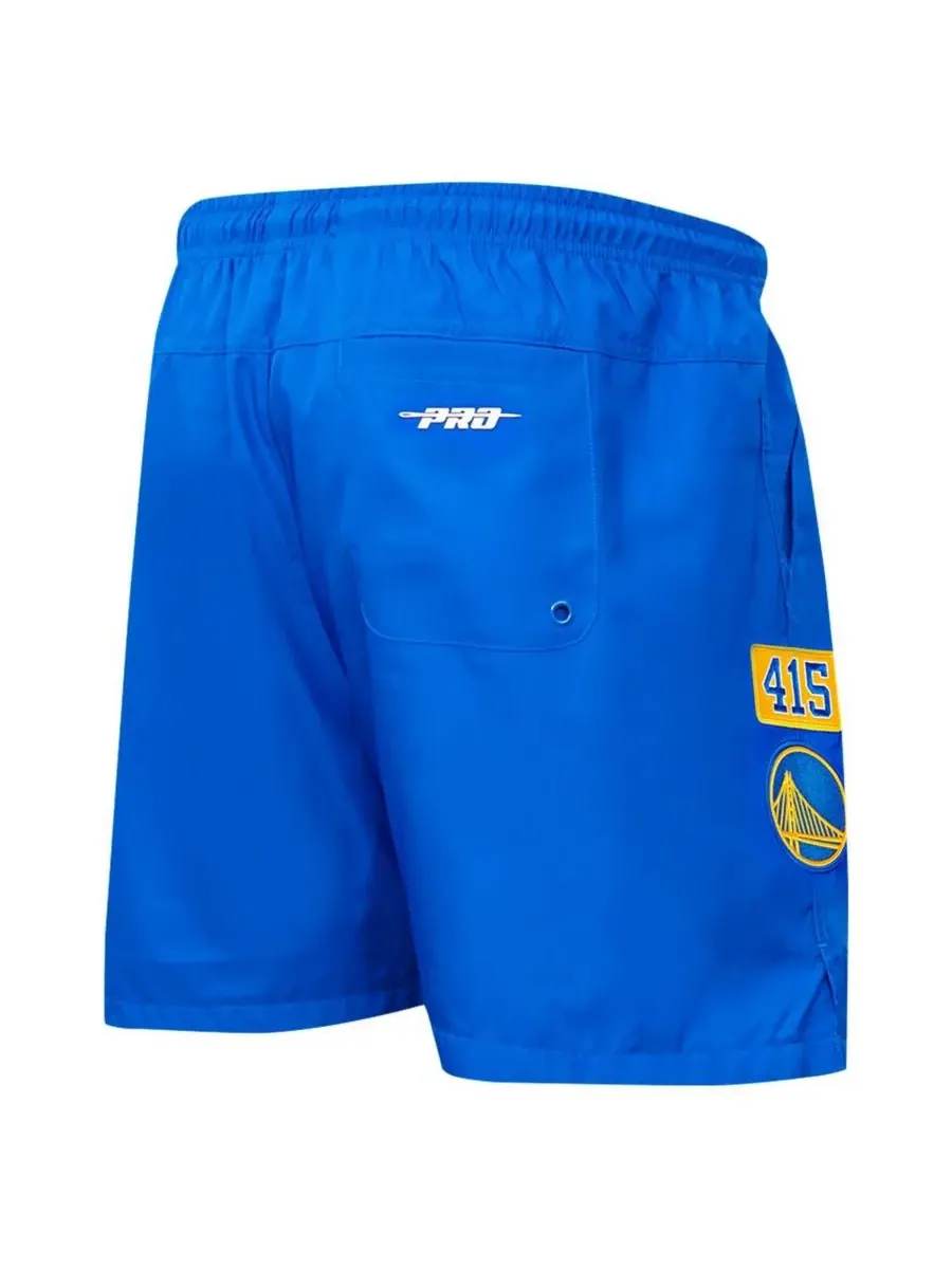 Pro Standard Мужские шорты Royal Golden State Warriors Area Code — изображение 3 из 3, королевский