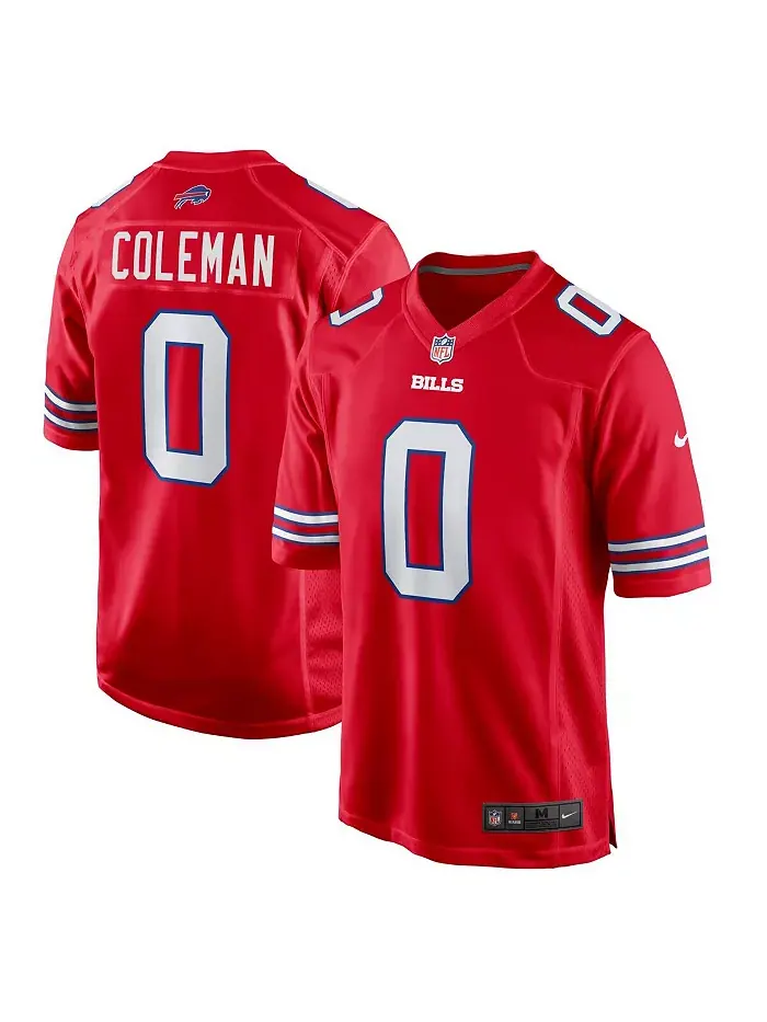 Мужская игровая альтернативная футболка Keon Coleman Buffalo Bills в красном цвете Nike — изображение 1 из 5