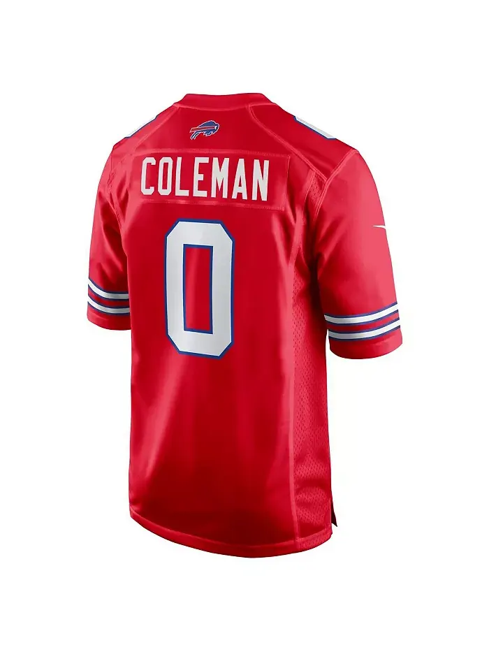 Мужская игровая альтернативная футболка Keon Coleman Buffalo Bills в красном цвете Nike — изображение 2 из 5