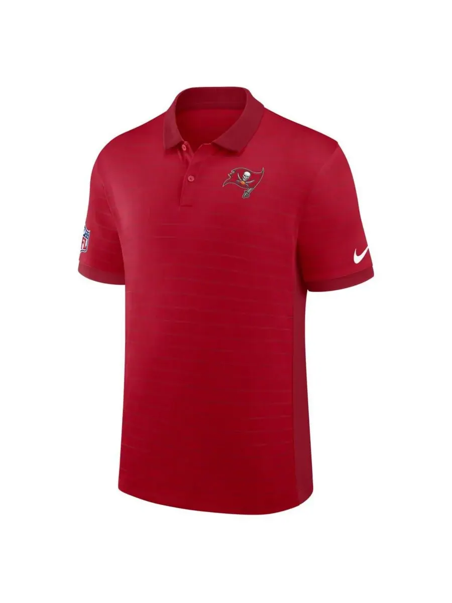 Nike Мужская красная поло-рубашка Tampa Bay Buccaneers Sideline Victory Stripe Performance — изображение 2 из 3, красный