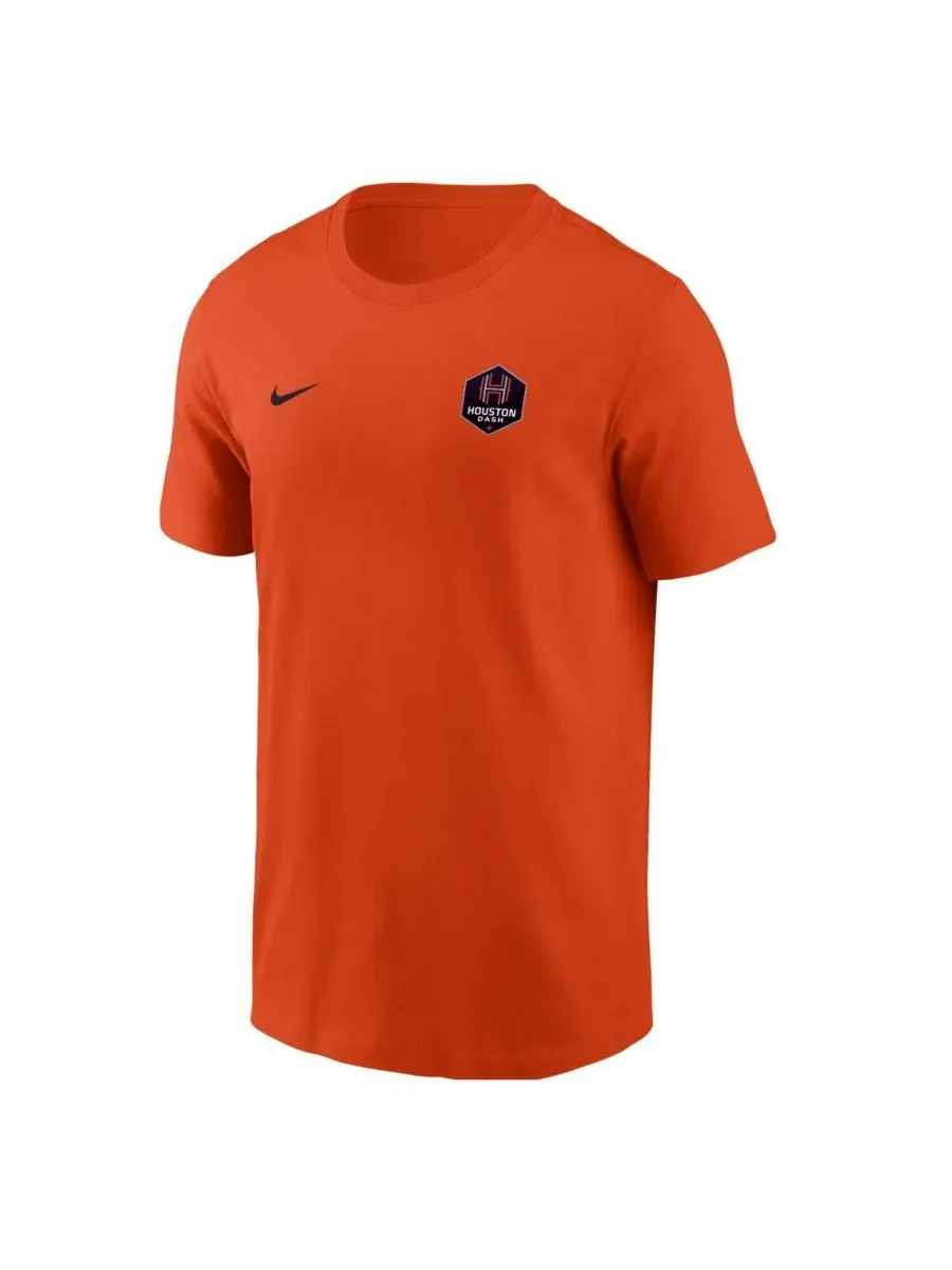 Nike Мужская футболка Diana Ordonez Orange Houston Dash Core с круглым вырезом — изображение 3 из 3, оранжевый
