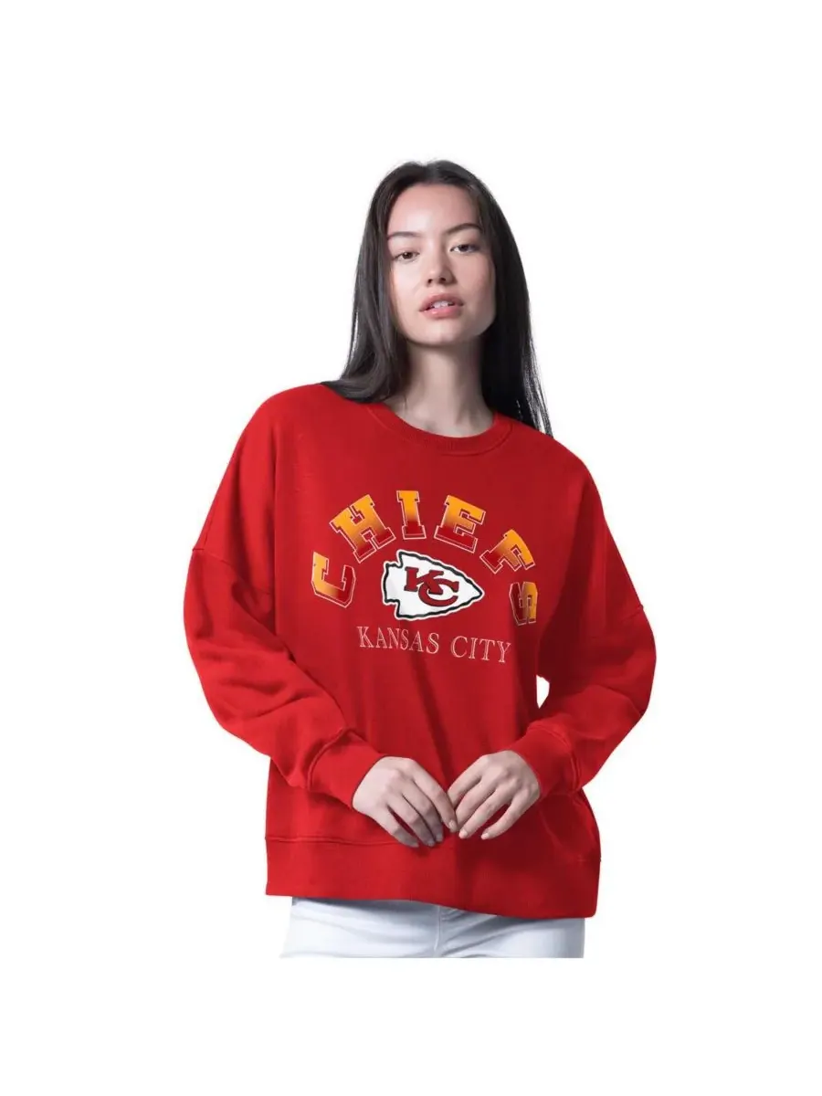 G-III 4Her by Carl Banks Женская красная толстовка Kansas City Chiefs Oversized Feud — изображение 1 из 2, красный