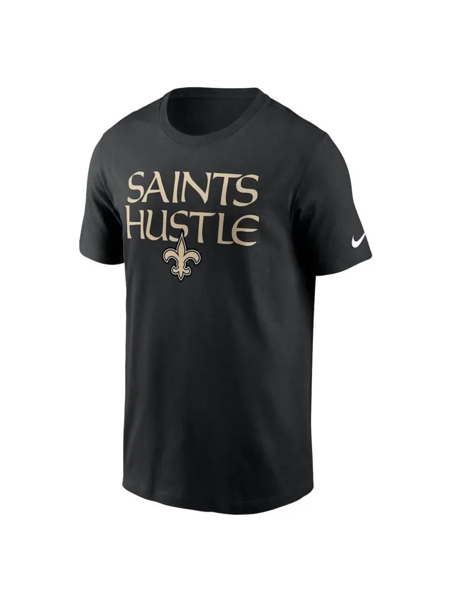 Nike Мужская черная футболка New Orleans Saints Hometown — изображение 2 из 3, черный