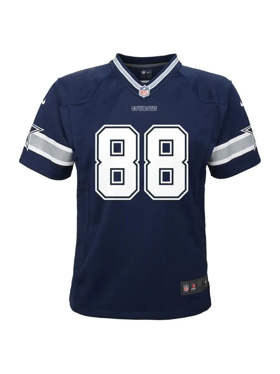 Nike Детская игровая футболка CeeDee Lamb Navy Dallas Cowboys для мальчиков и девочек — изображение 3 из 3, темно-синий