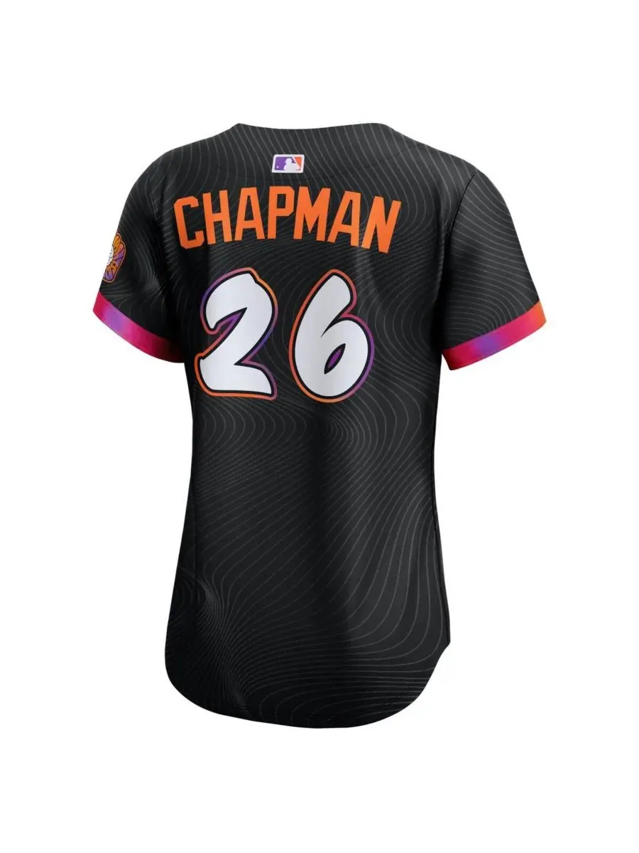 Nike Женская футболка Matt Chapman Anthracite San Francisco Giants 2025 City Connect Limited — изображение 3 из 3, серый