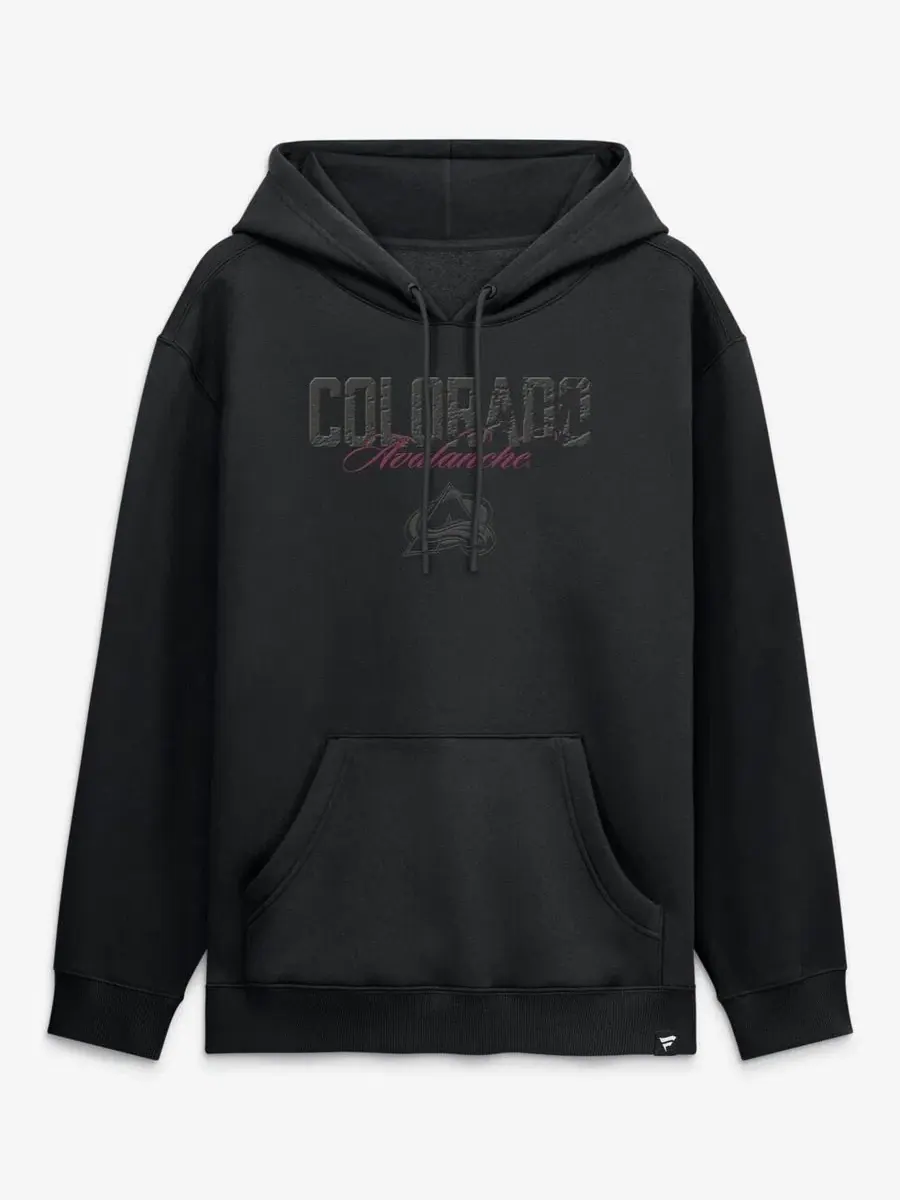 Худи с капюшоном Colorado Avalanche Black Out Fanatics — изображение 1 из 2, черный
