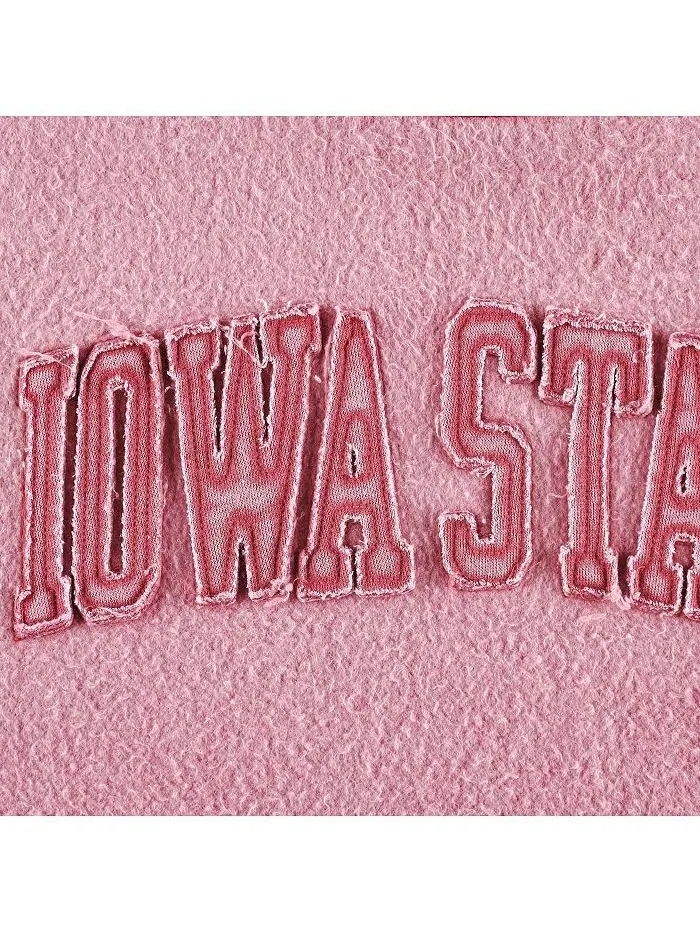 Женский пуловер с капюшоном Cardinal Iowa State Cyclones Ponchoville Pressbox — изображение 4 из 4, красный