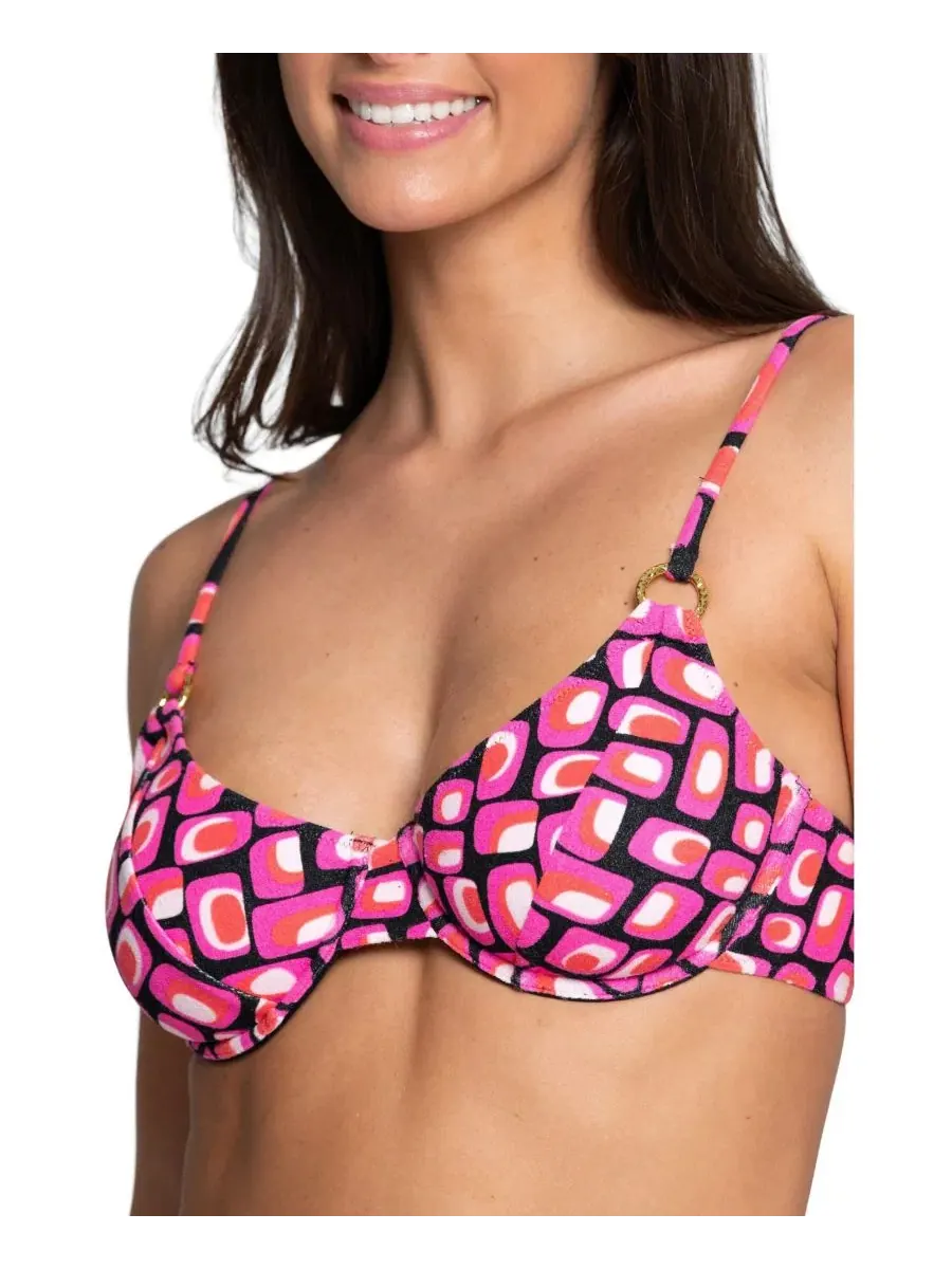 Топ с встроенной поддержкой груди Rosa On The Rocks Bright Swimwear, On The Rocks — изображение 1 из 3
