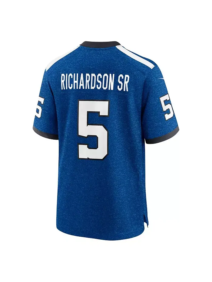 Мужская игровая джерси Indianapolis Colts альтернативной серии Indiana Nights Anthony Richardson — изображение 3 из 3