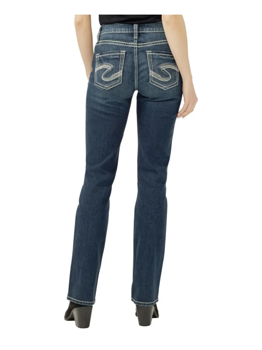 Женские джинсы Suki Mid Rise Curvy Fit Slim Bootcut Silver Jeans Co, Taylor — изображение 3 из 3