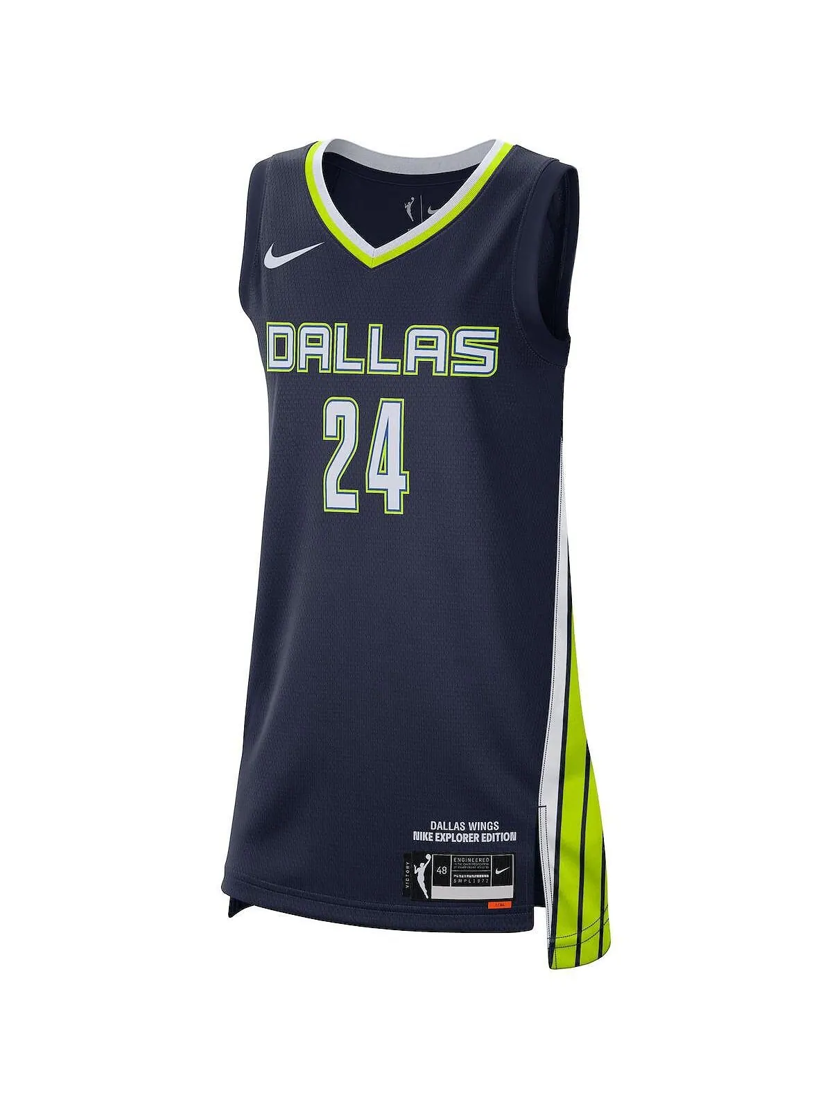 Женское джерси arike ogunbowale navy dallas wings explorer edition Nike — изображение 2 из 3, темно-синий