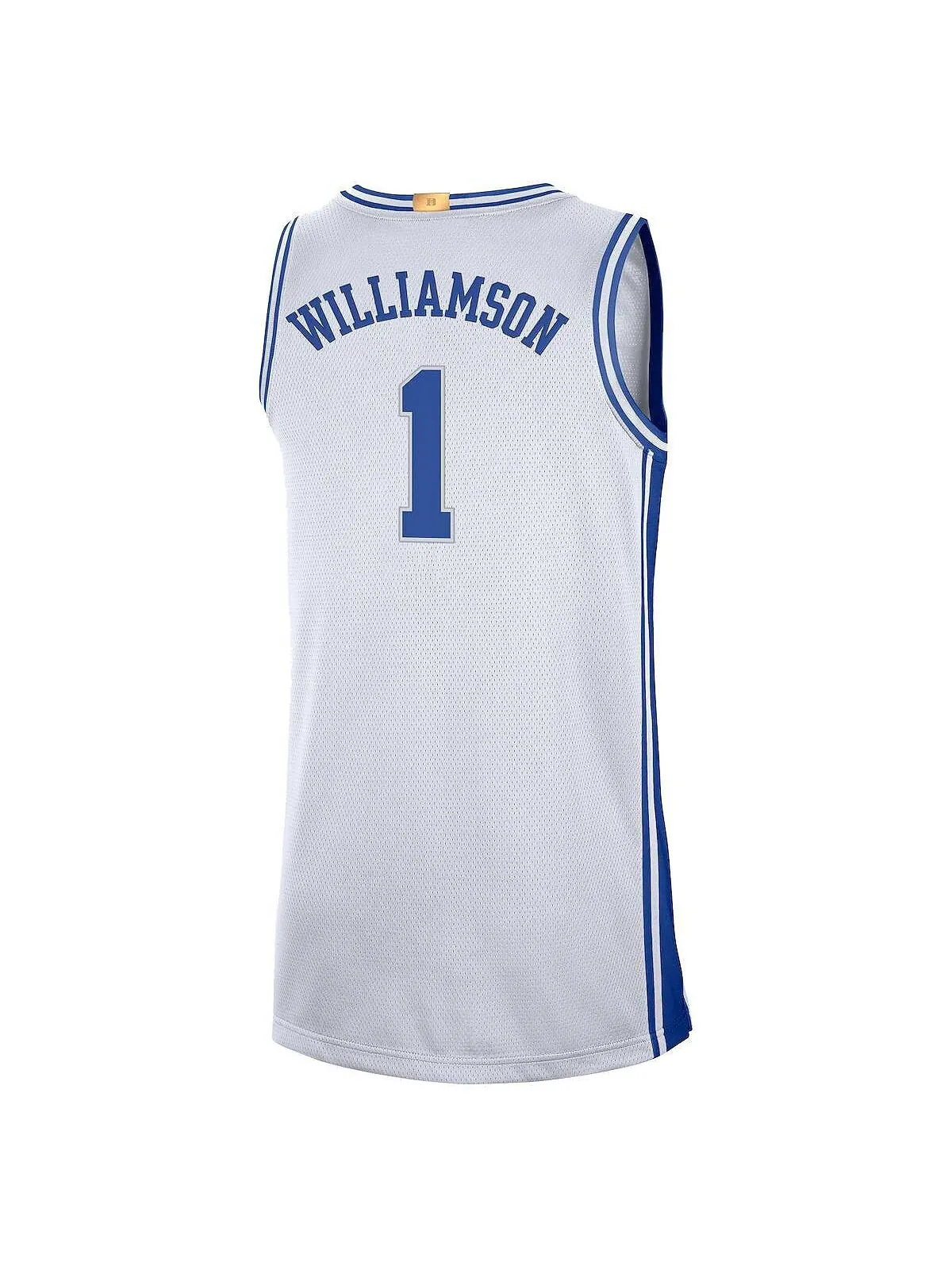 Мужская баскетбольная майка Zion Williamson White Duke Blue Devils Limited Nike — изображение 3 из 3, белый