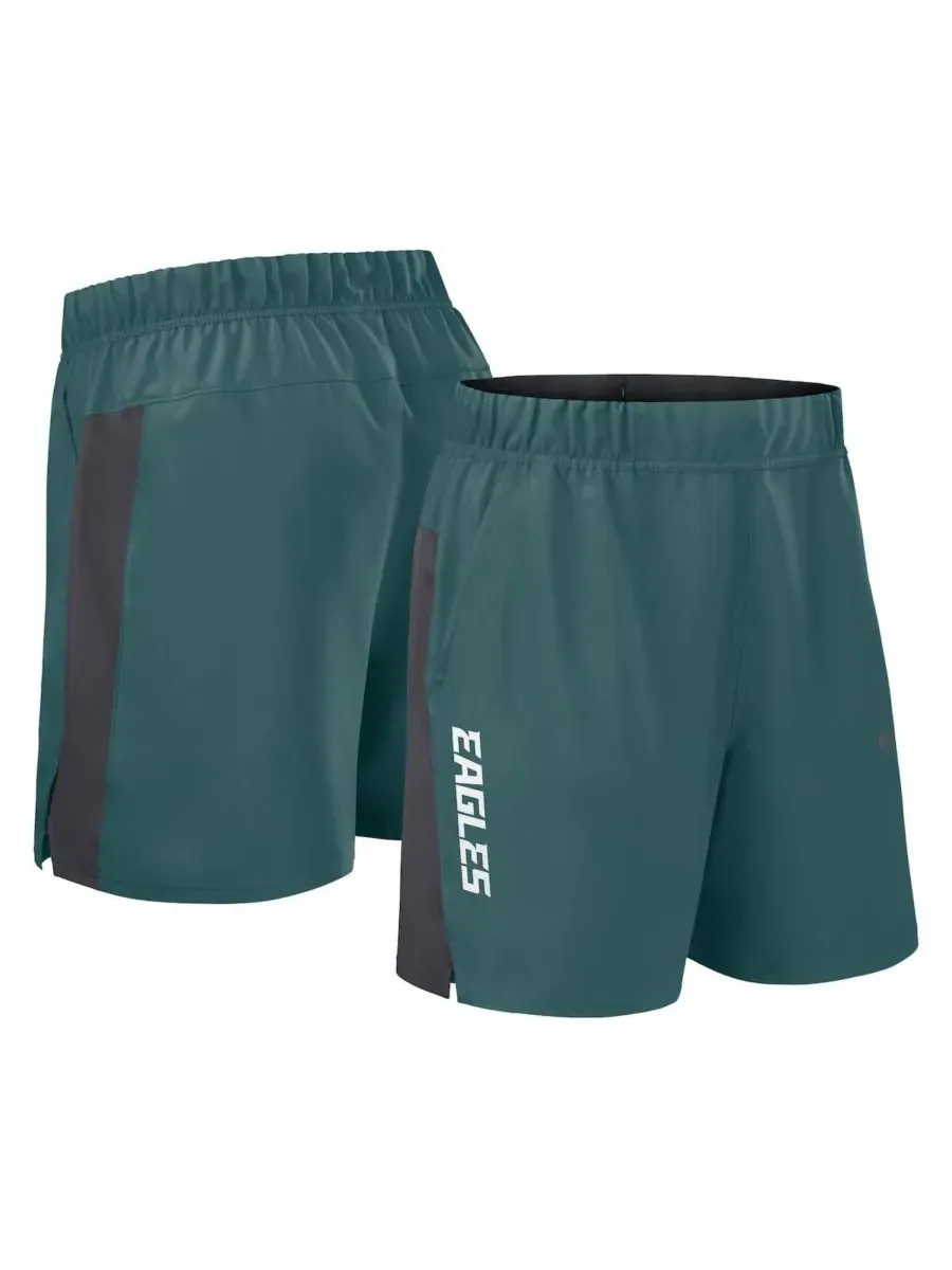 Nike Мужские шорты Philadelphia Eagles Woven Victory Performance Shorts цвета «полуночно-зеленый»