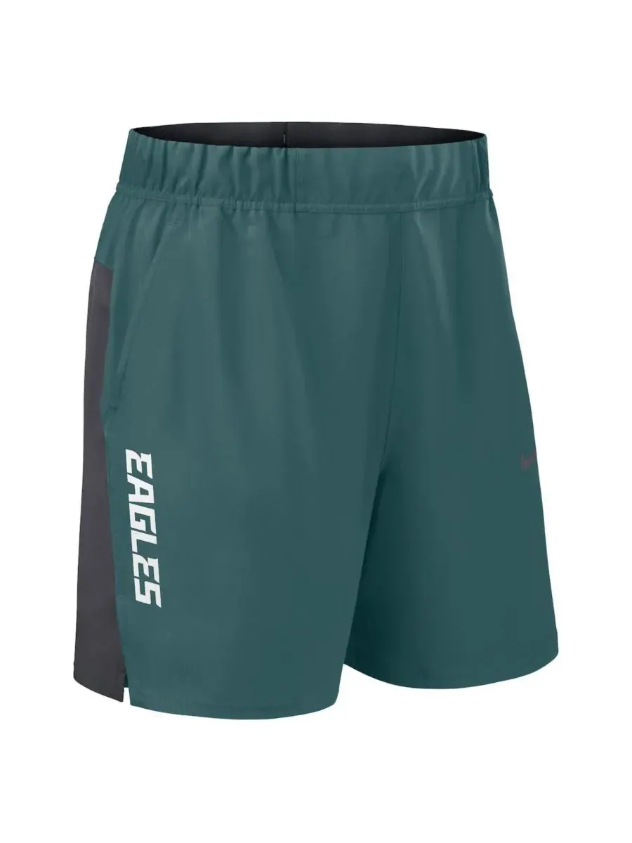 Nike Мужские шорты Philadelphia Eagles Woven Victory Performance Shorts цвета «полуночно-зеленый» — изображение 2 из 3