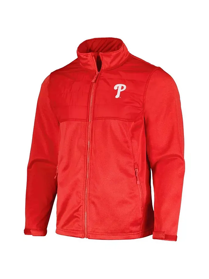 Мужская худи красного цвета Philadelphia Phillies Explorer на молнии Dunbrooke — изображение 2 из 4