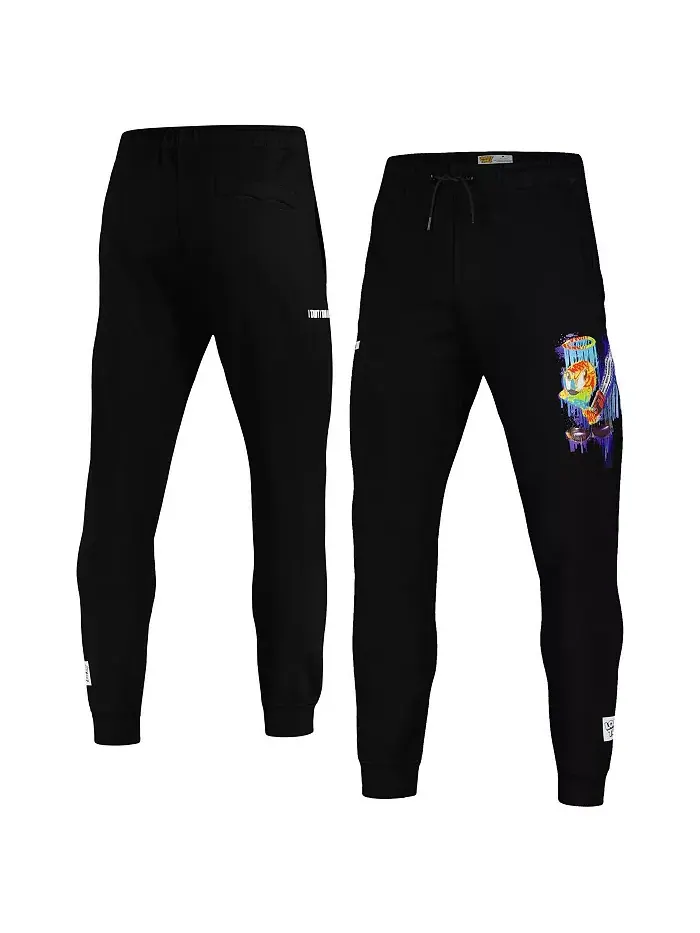 Мужские черные спортивные брюки Looney Tunes Tweety Bird Splatter Freeze Max — изображение 1 из 3