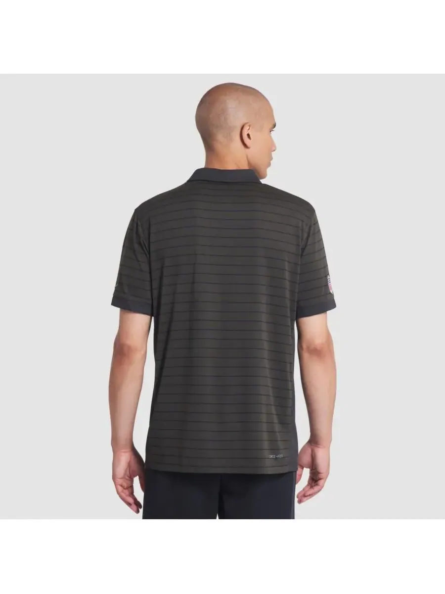 Nike Мужская поло-рубашка Gotham Green New York Jets 2025 Rivalries Collection Sideline Victory — изображение 2 из 5, зеленый