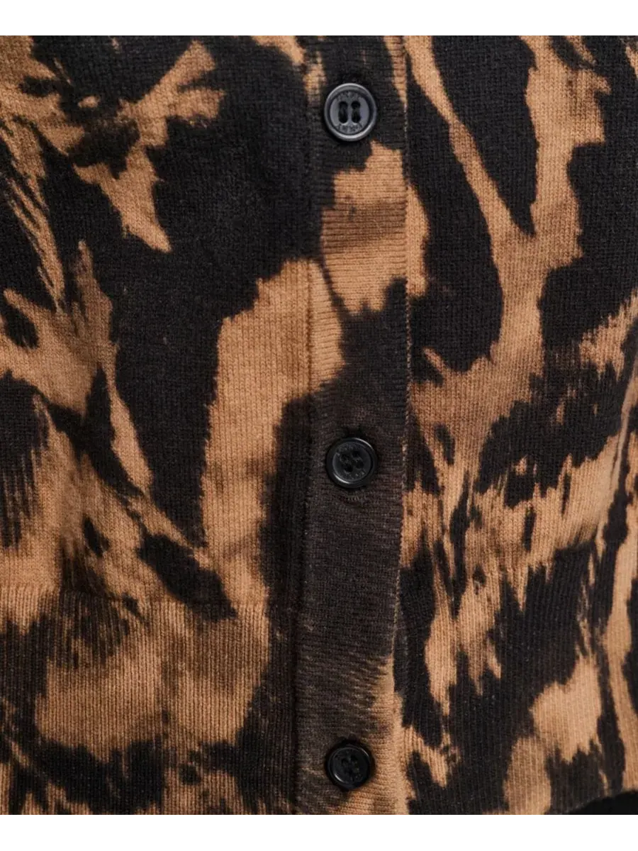 Кардиган женский с принтом, модель Abstract Feather DKNY, Abstract Feather — изображение 6 из 6