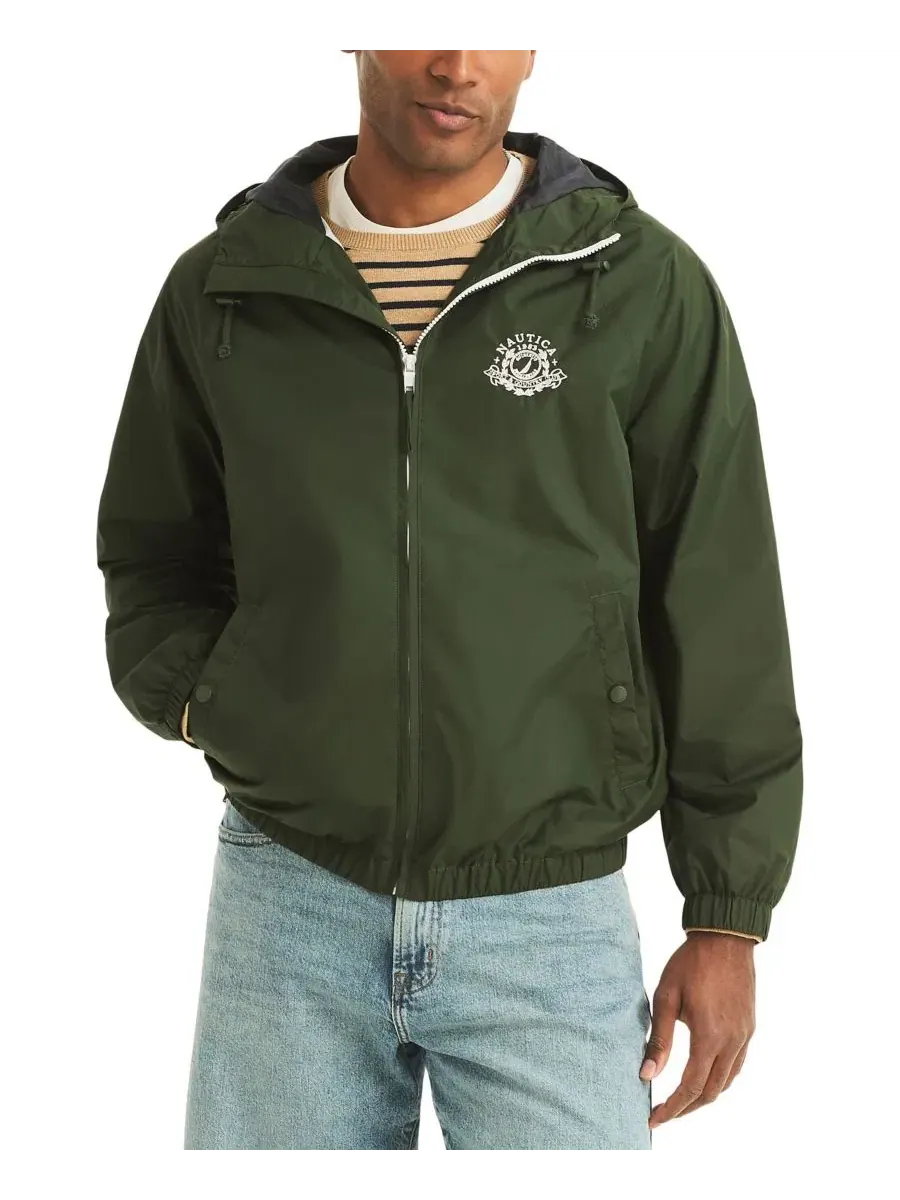 Мужская нейлоновая куртка с эмблемой Crest Nautica