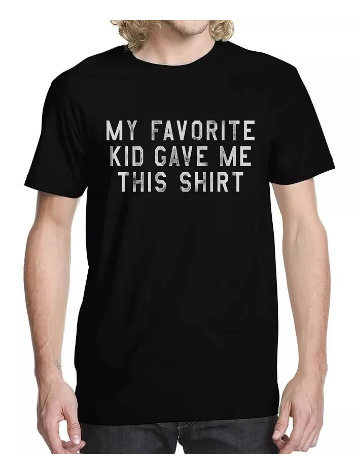 Мужская футболка с рисунком «Мой любимый ребенок купил эту» Buzz Shirts
