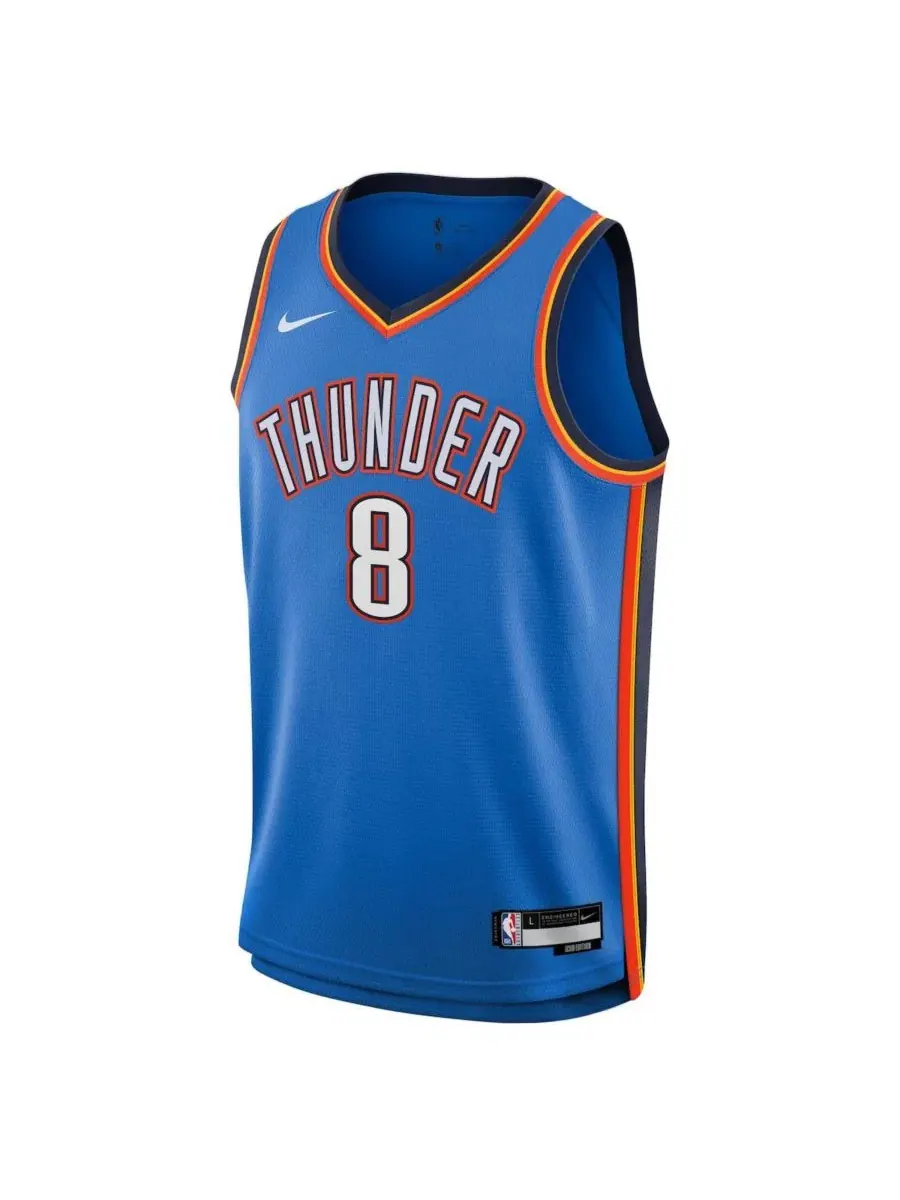 Баскетбольный джерси Nike Swingman Oklahoma City Thunder Jalen Williams, Icon Edition — изображение 2 из 3, синий