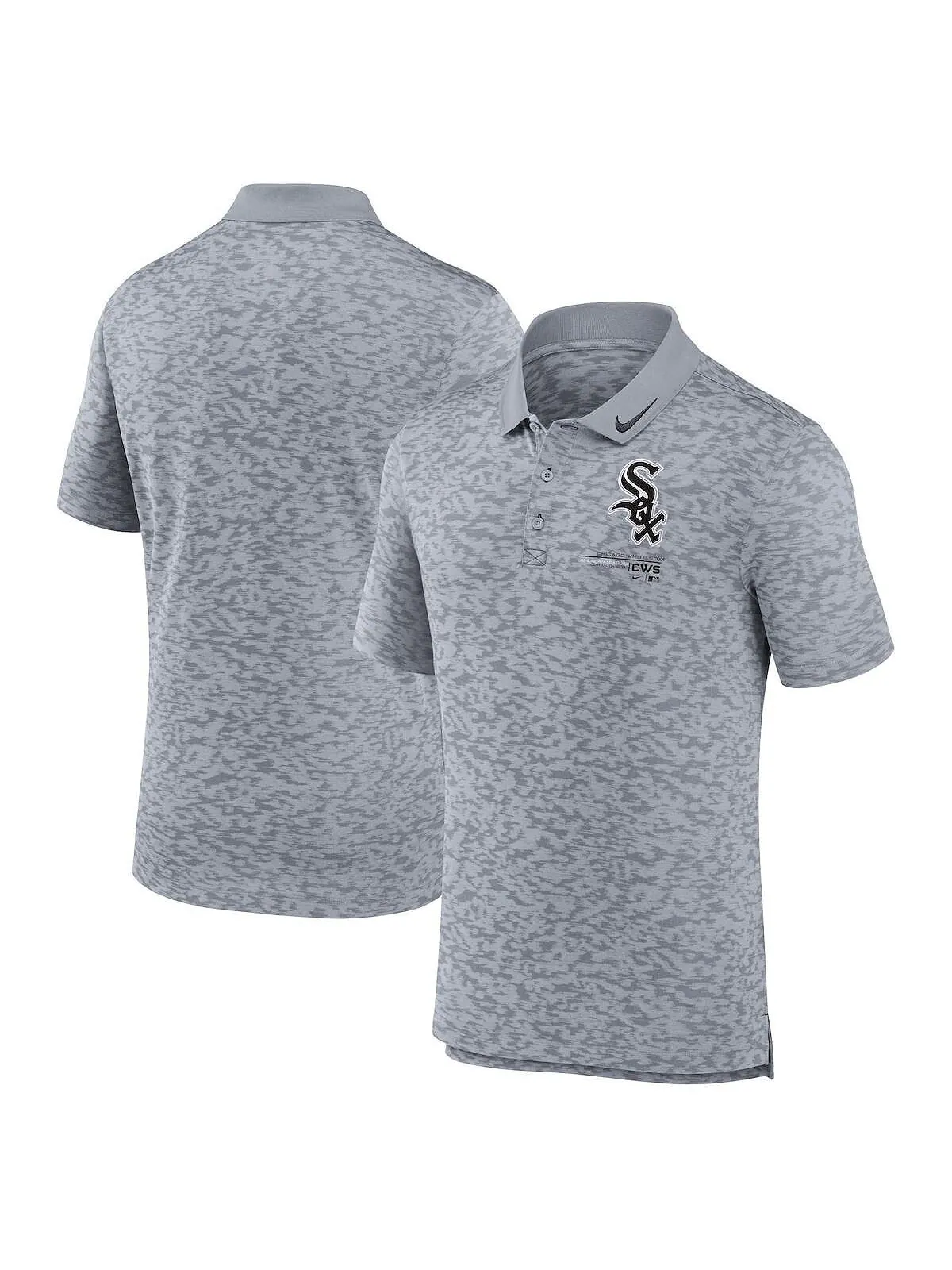 Мужская серая рубашка-поло Chicago White Sox Next Level Nike — изображение 1 из 3, серый