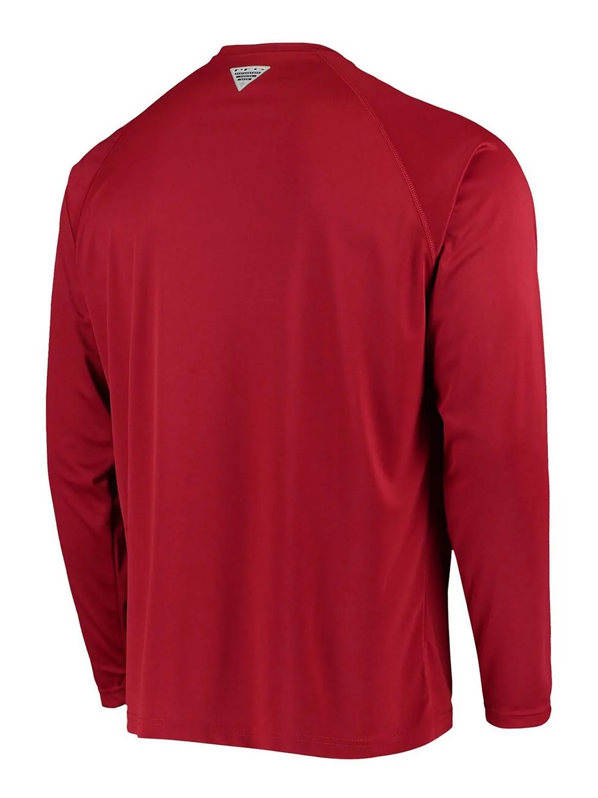 Мужская футболка с длинным рукавом PFG Cardinal Arkansas Razorbacks Terminal Tackle Omni-Shade — изображение 3 из 3, красный