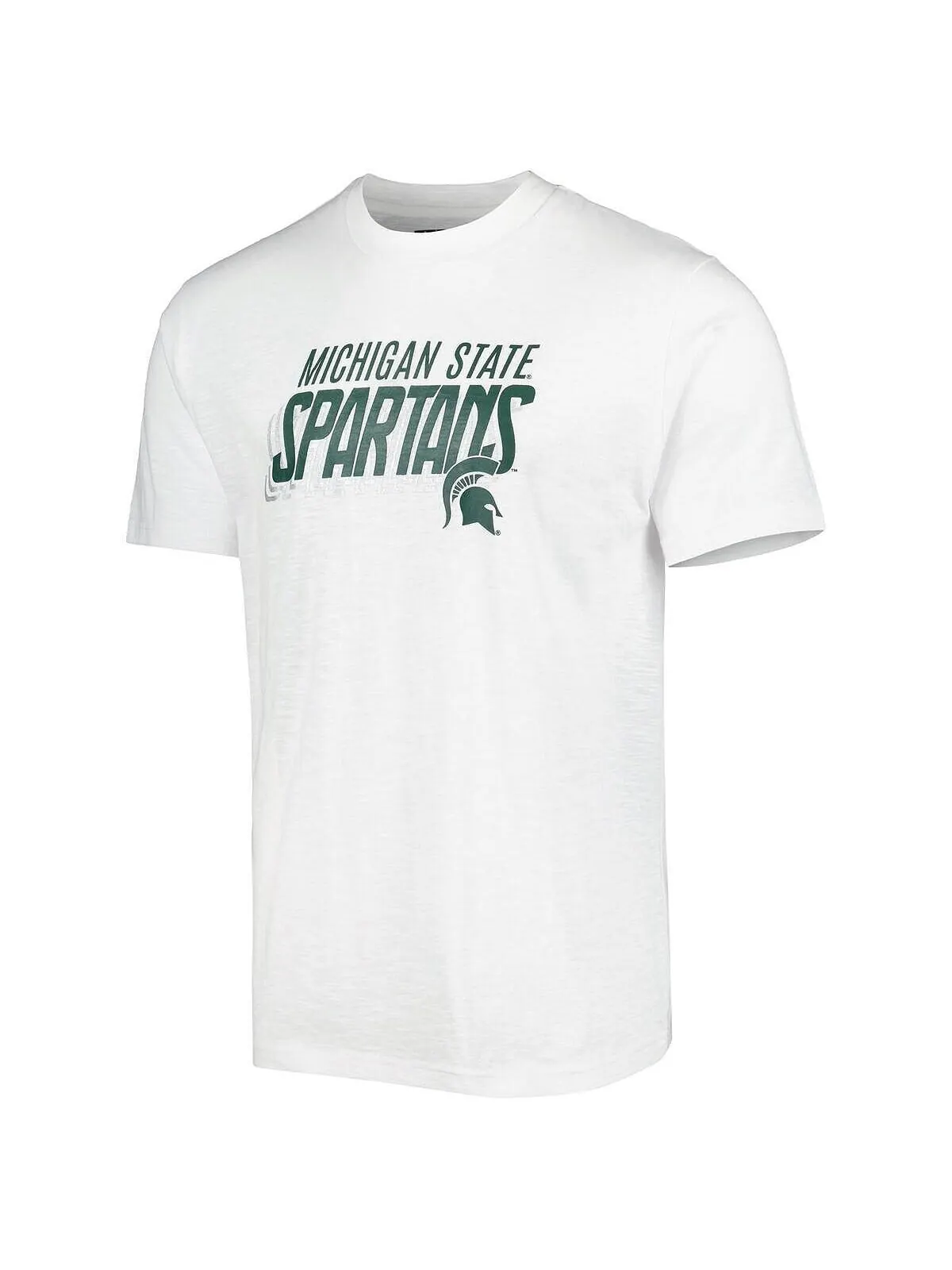 Мужской зелено-белый комплект из футболки и шорт Michigan State Spartans Downfield Concepts Sport — изображение 2 из 4