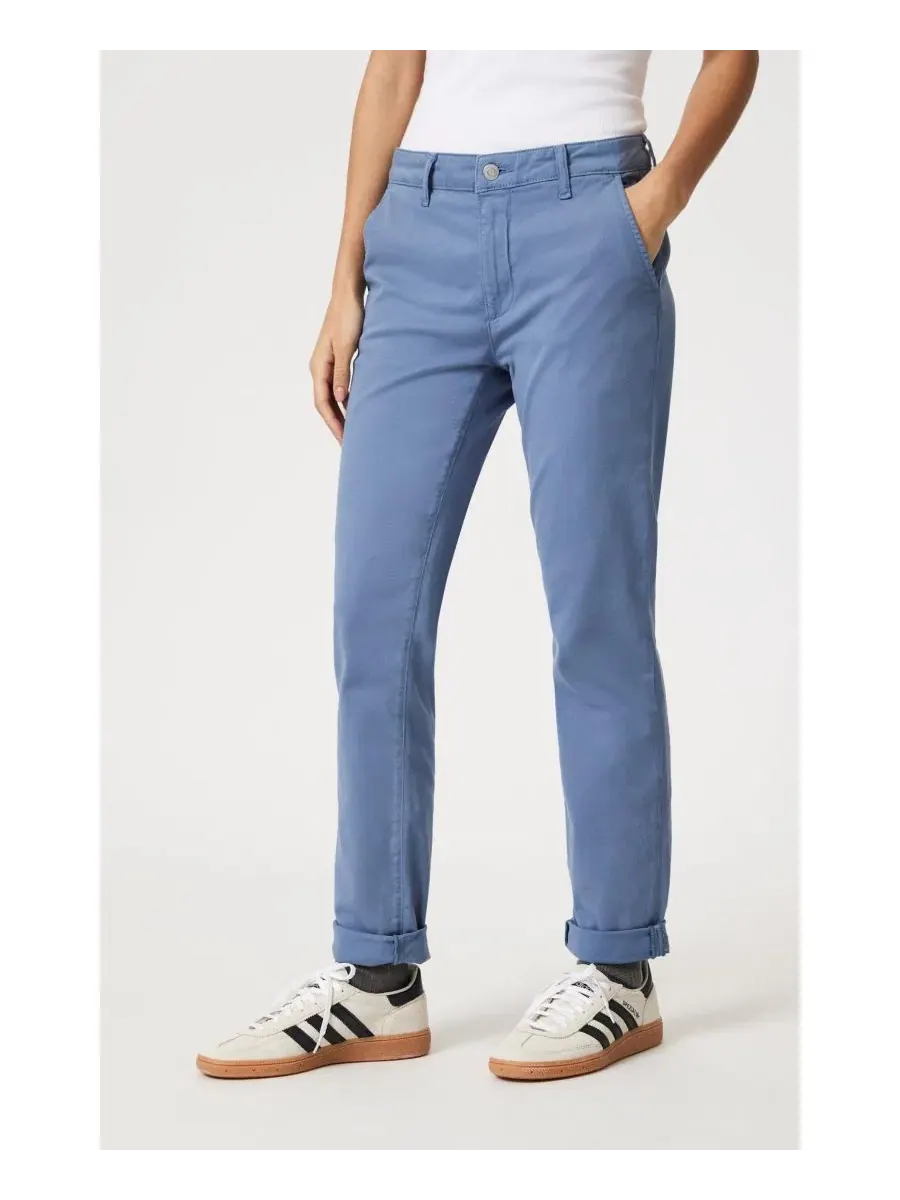 Брюки-чинос скинни с защипами Mavi Jeans, Riviera Casual Twill — изображение 2 из 5