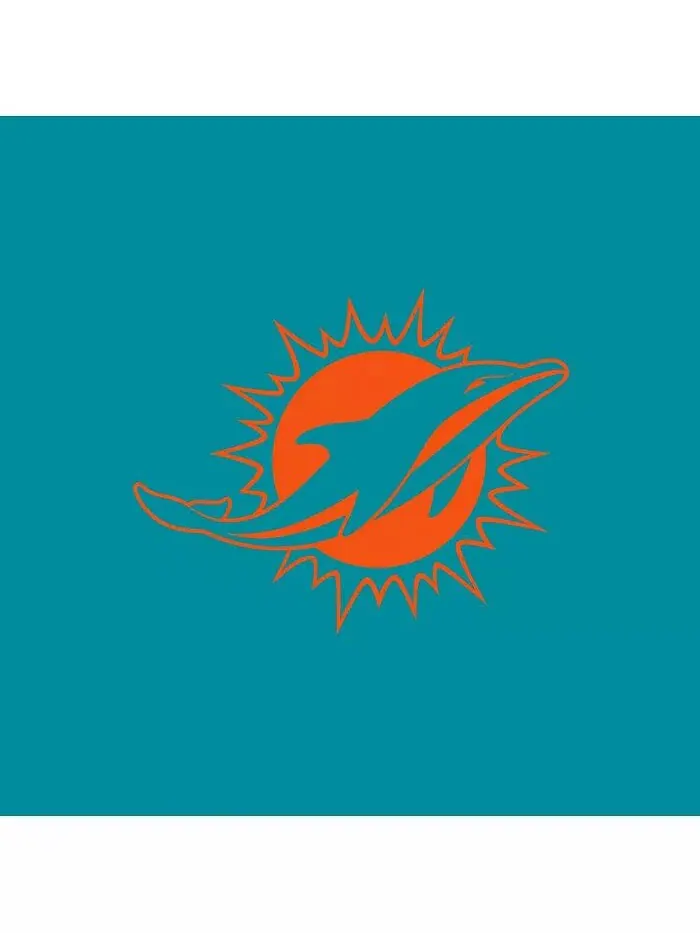 Женская футболка-худи с длинным рукавом Miami Dolphins цвета морской волны/белого цвета с надписью — изображение 3 из 4