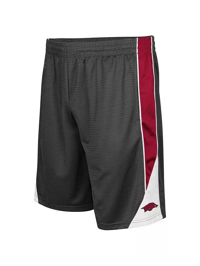 Мужские шорты Arkansas Razorbacks Turnover цвета уголь Colosseum — изображение 1 из 2