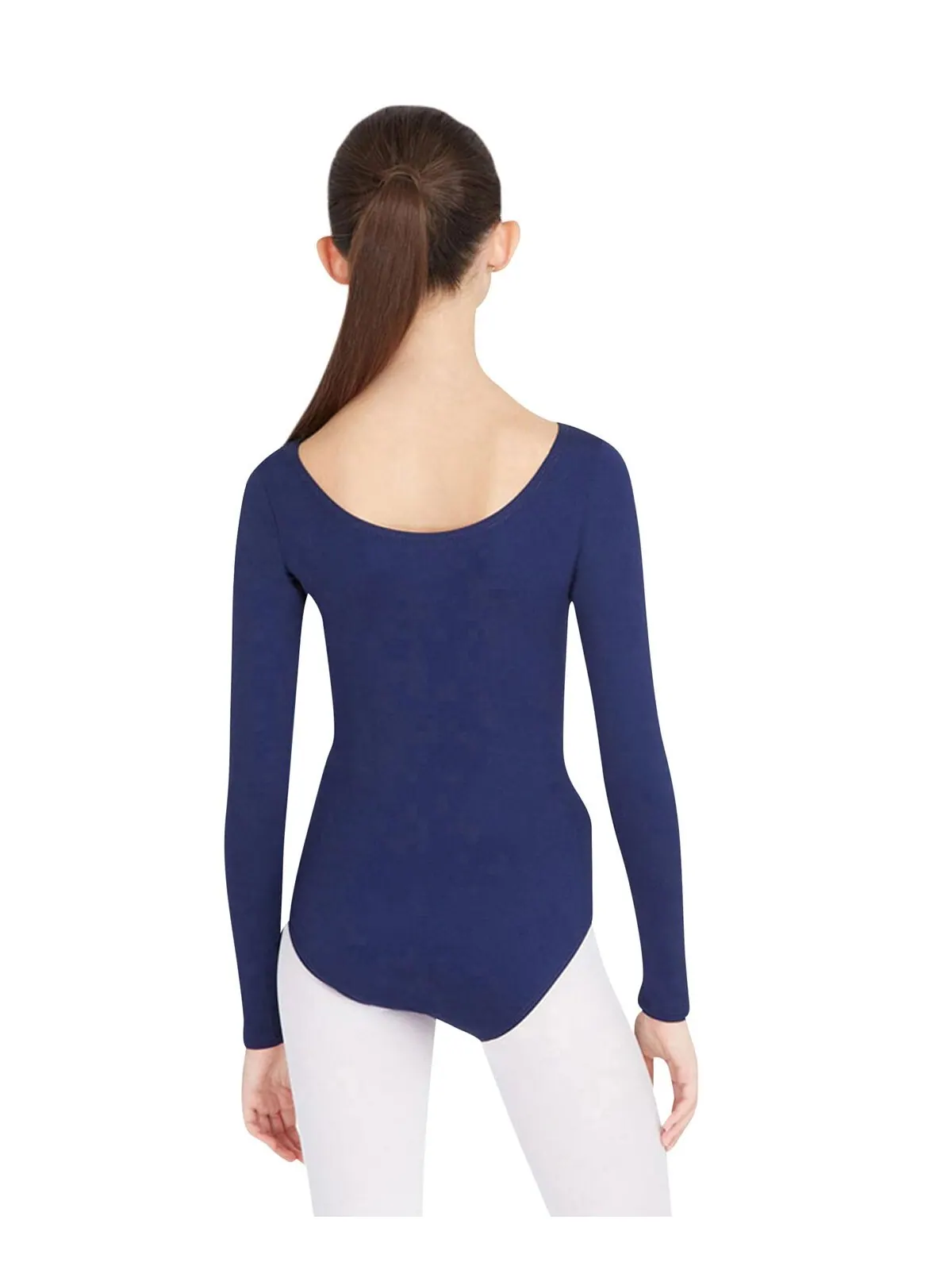 Купальник с длинным рукавом Capezio — изображение 5 из 9, бежевый