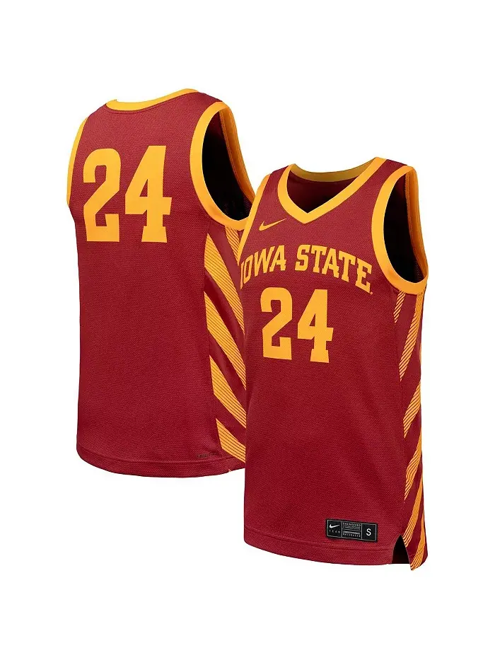 Мужская баскетбольная майка Cardinal Iowa State Cyclones Replica Nike — изображение 1 из 3