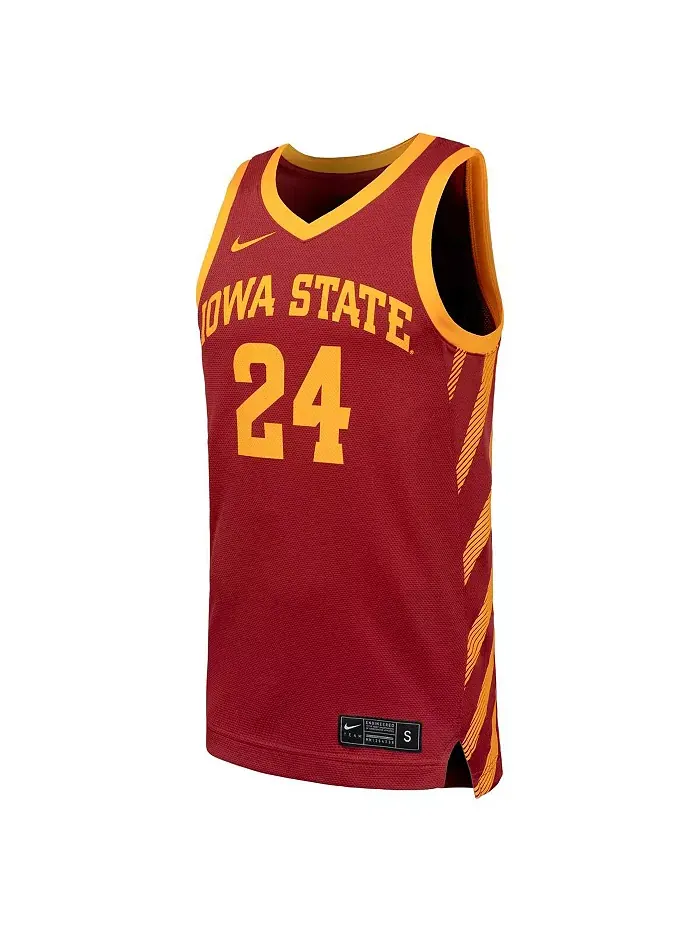 Мужская баскетбольная майка Cardinal Iowa State Cyclones Replica Nike — изображение 2 из 3