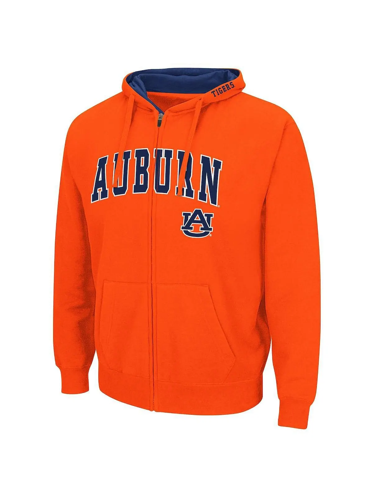 Мужская оранжевая толстовка с капюшоном на молнии auburn tigers arch logo 3.0 Colosseum — изображение 2 из 3, оранжевый