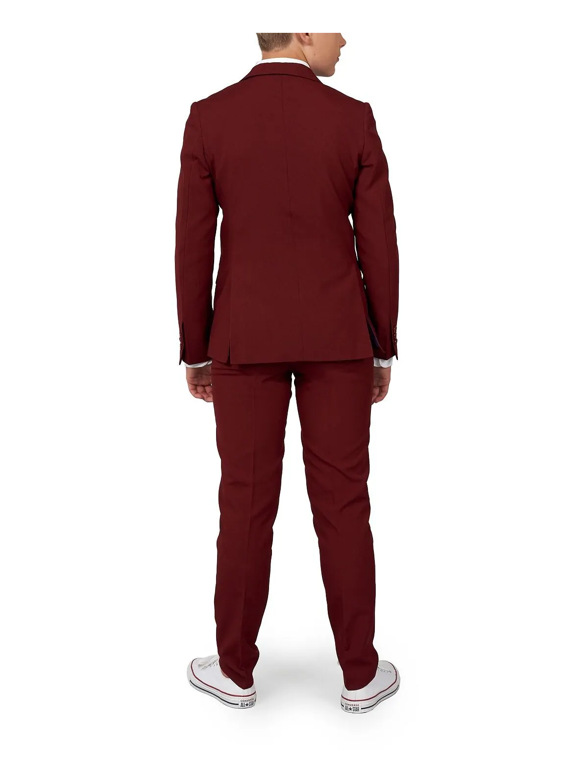 Однотонный костюм Big Boys Blazing, комплект из 3 предметов OppoSuits — изображение 2 из 3, красный