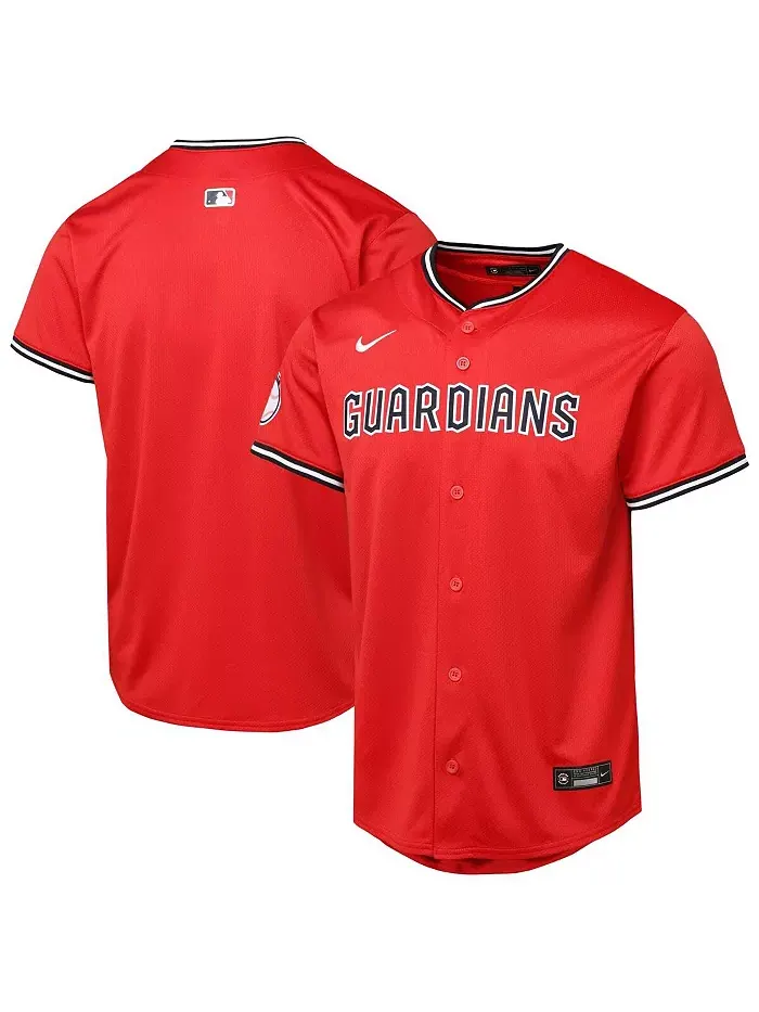 Футболка Cleveland Guardians Alternate 2 Limited для подростков, красная Nike