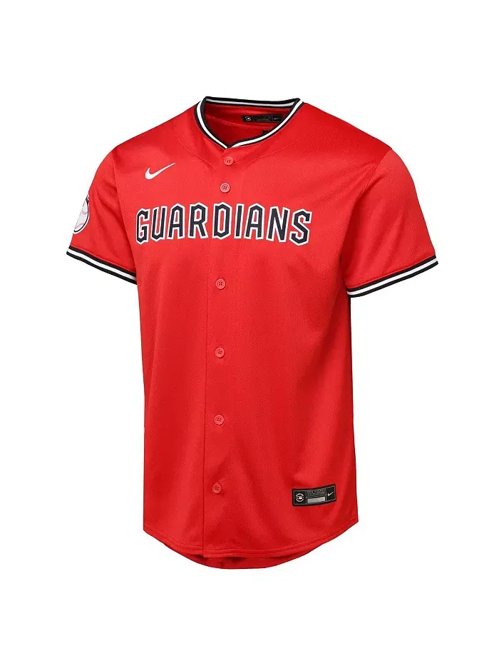 Футболка Cleveland Guardians Alternate 2 Limited для подростков, красная Nike — изображение 2 из 3