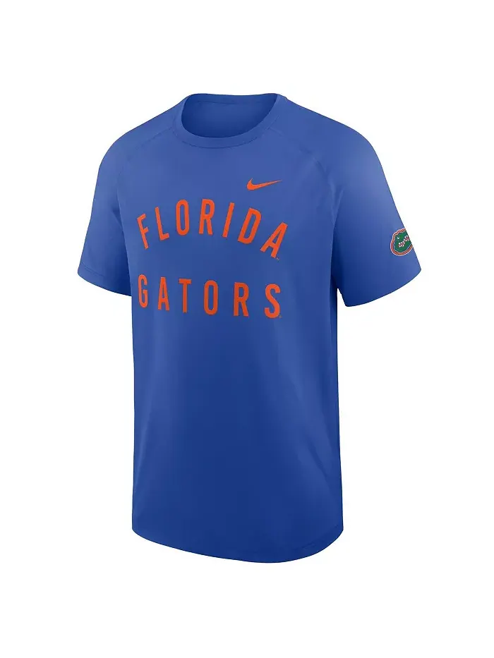 Мужская футболка Royal Florida Gators Ready Raglan Premium Performance Nike — изображение 3 из 3
