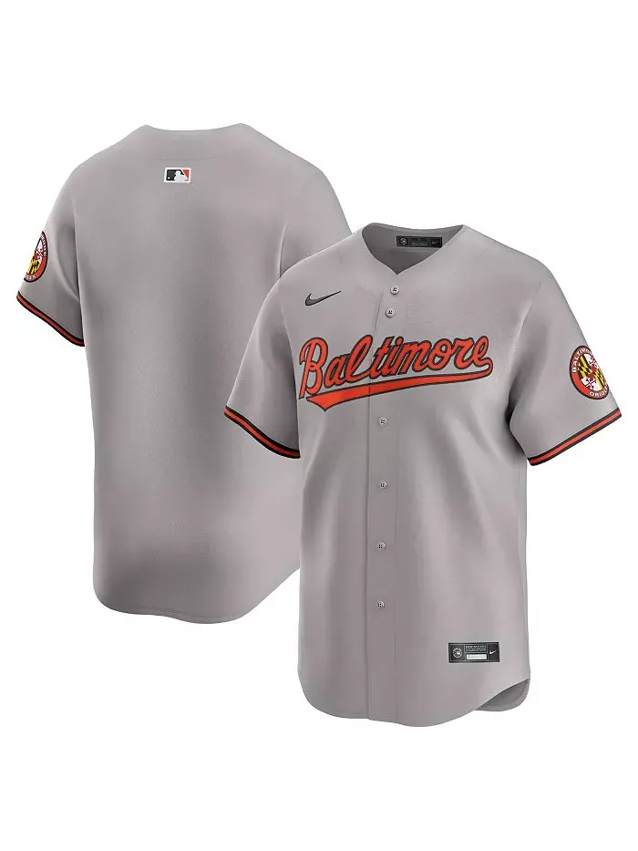 Мужская серая дорожная лимитированная джерси Baltimore Orioles Nike — изображение 1 из 3